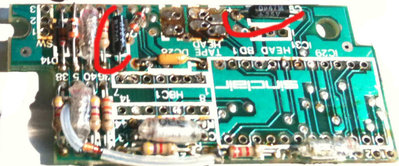 Headboard assembly with elyt capacitors