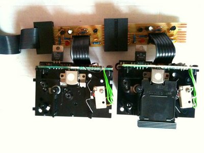 Two drives connected in a chain
