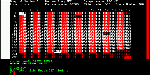 MDV4_ map after FORMAT