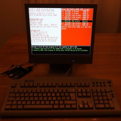 Q68 running the updated boot program for QL/E v3.17