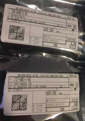 74HCT257s and the single gate 04 inverters for /ROMOE