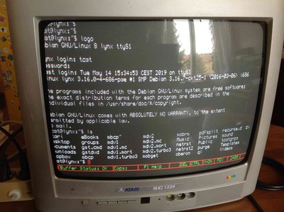Terminal VT52 over tty