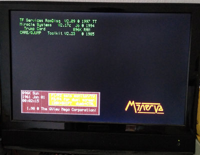 Romdisq QL Boot Screen