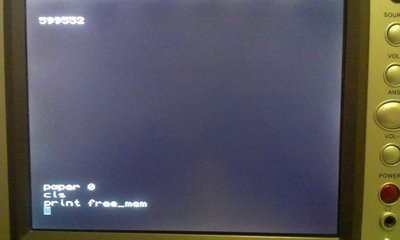 Using FREE_MEM to show amount of free RAM
