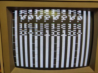 Screen when micro drives were still connected