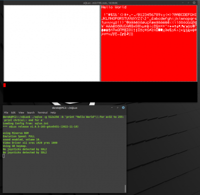 sQLux running from command line
