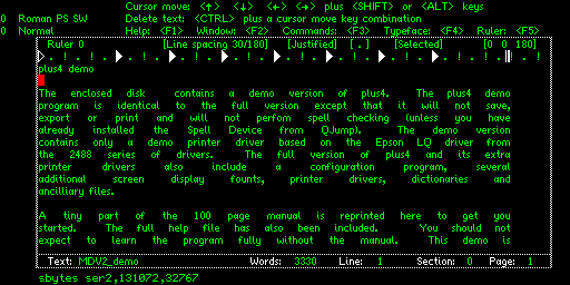 Text 87 +4 in action