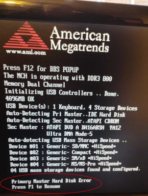 HD failure