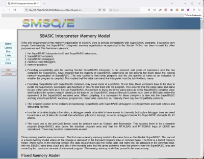 SMSQ/E Web - Docs
