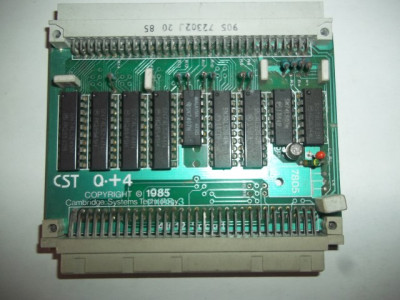 The Q+4's own interface card