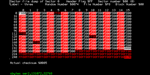 formated in drive 1