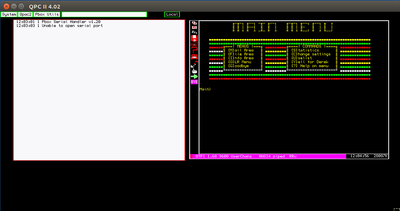 PBOX running under QPQ2 on Linux Box under Wine