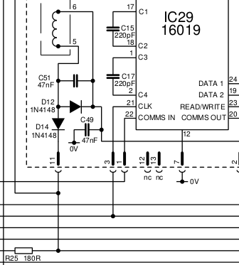 Erase coil circuitry